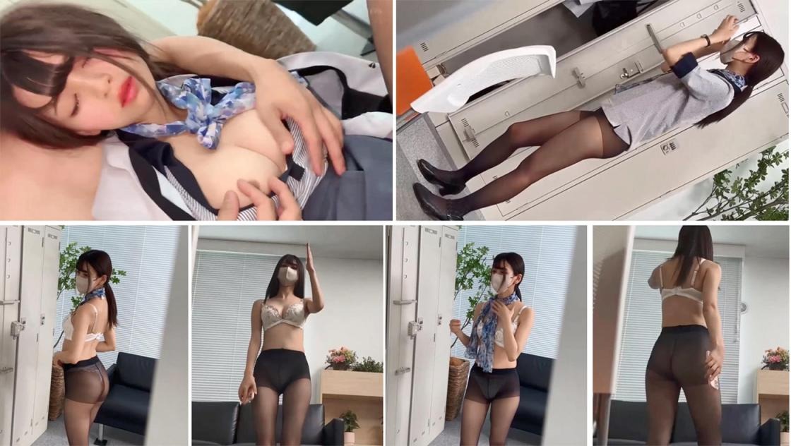 hrsm079 B萝莉型小脸蛋美少妇，制服OL黑丝美腿，瘦瘦的！强制下药迷奸！玩弄黑丝翘臀，各种角度抽插也没醒来