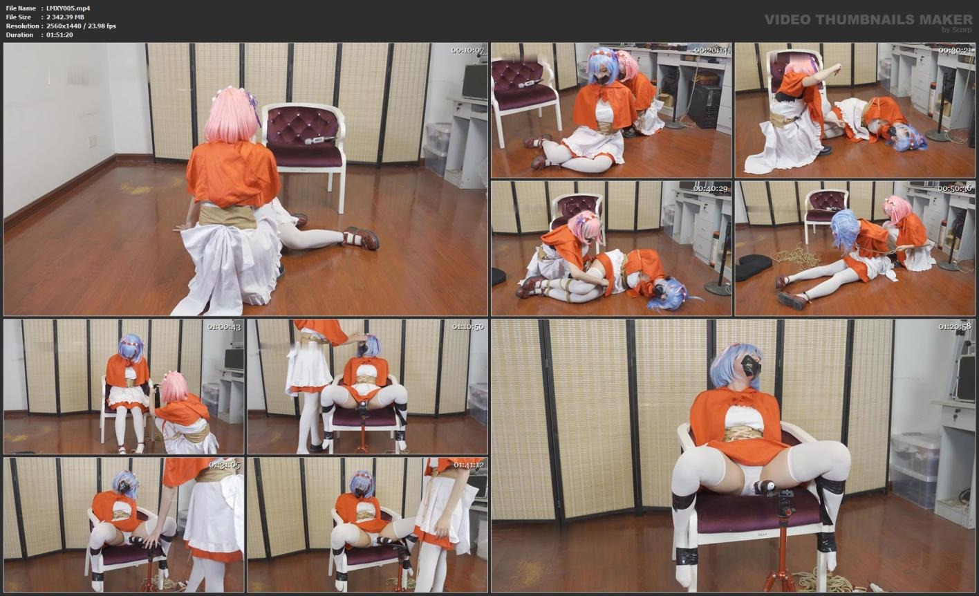 ❤️❤️❤️【SM調教】【綠帽學院】灌腸炮機水刑強制高潮拘束架，強制開口，口虐，醫用膠管勒嘴【第一季】3V